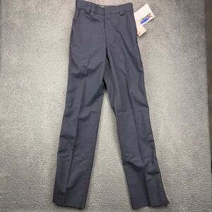 Blauer ClassAct 8560 Serge Weave Trouser Mens 28 Reg Dark Navy Wool Blend NWT